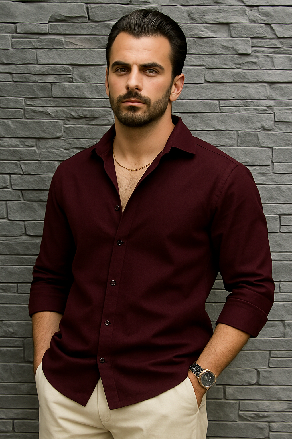 MACWEAR  Formal Mens Shirts