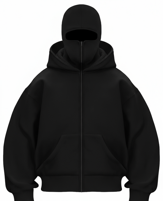 Black Ninja zipper hoodies
