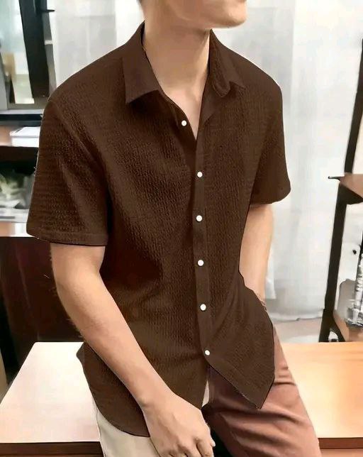 Men's imported popcorn shirts